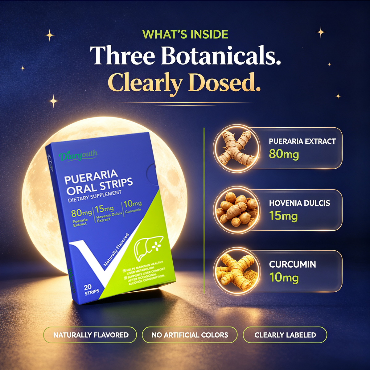 Diaryouth Liver Restore Oral Strips