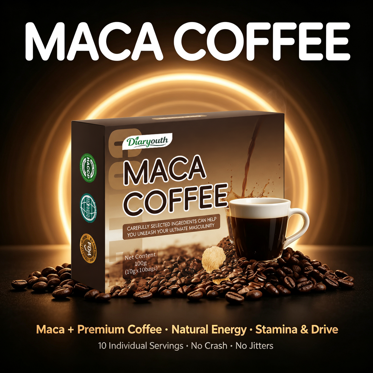 Diaryouth Maca Coffee Sachets