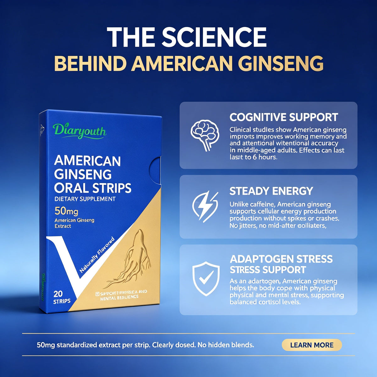 Diaryouth Ginseng Oral Strips