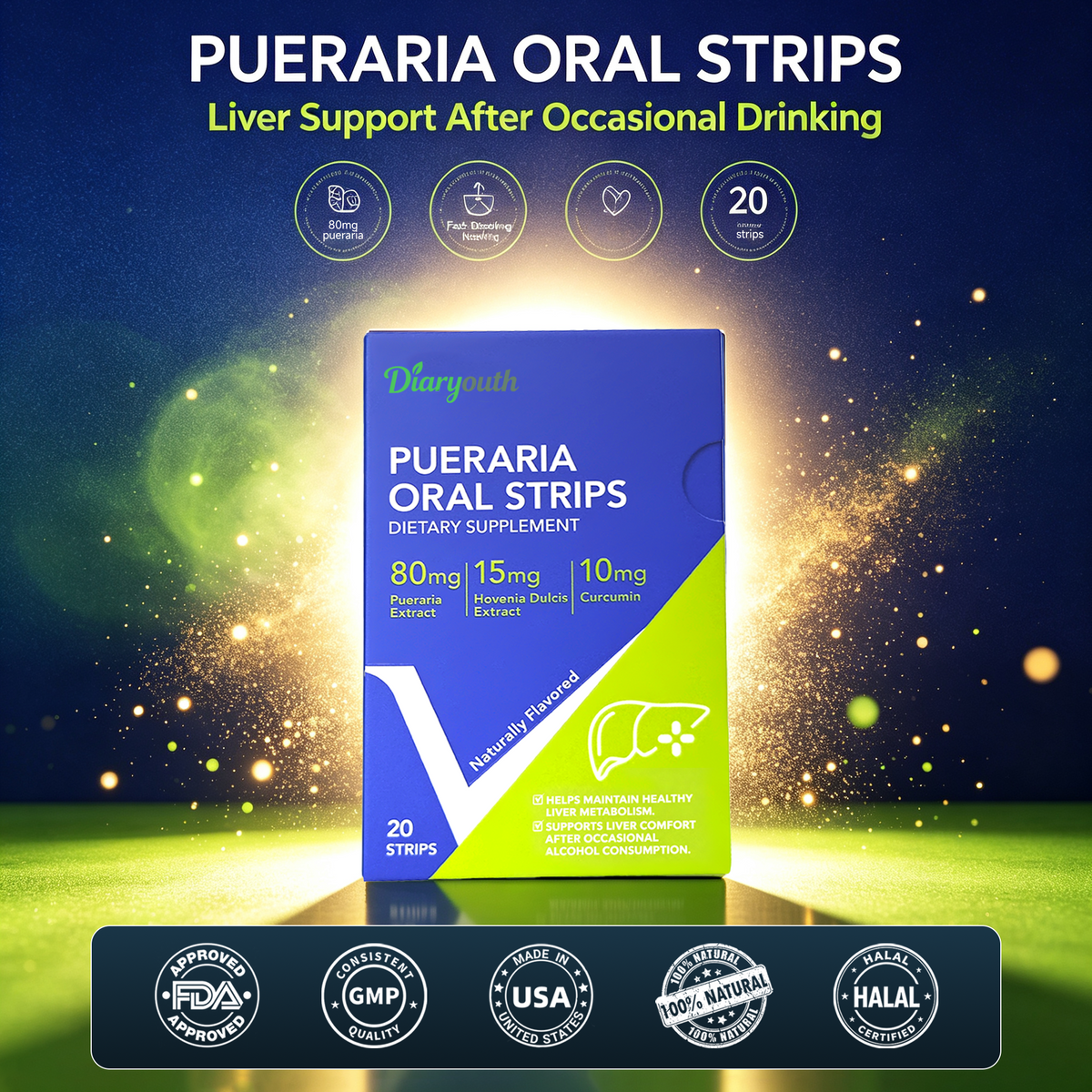 Diaryouth Liver Restore Oral Strips