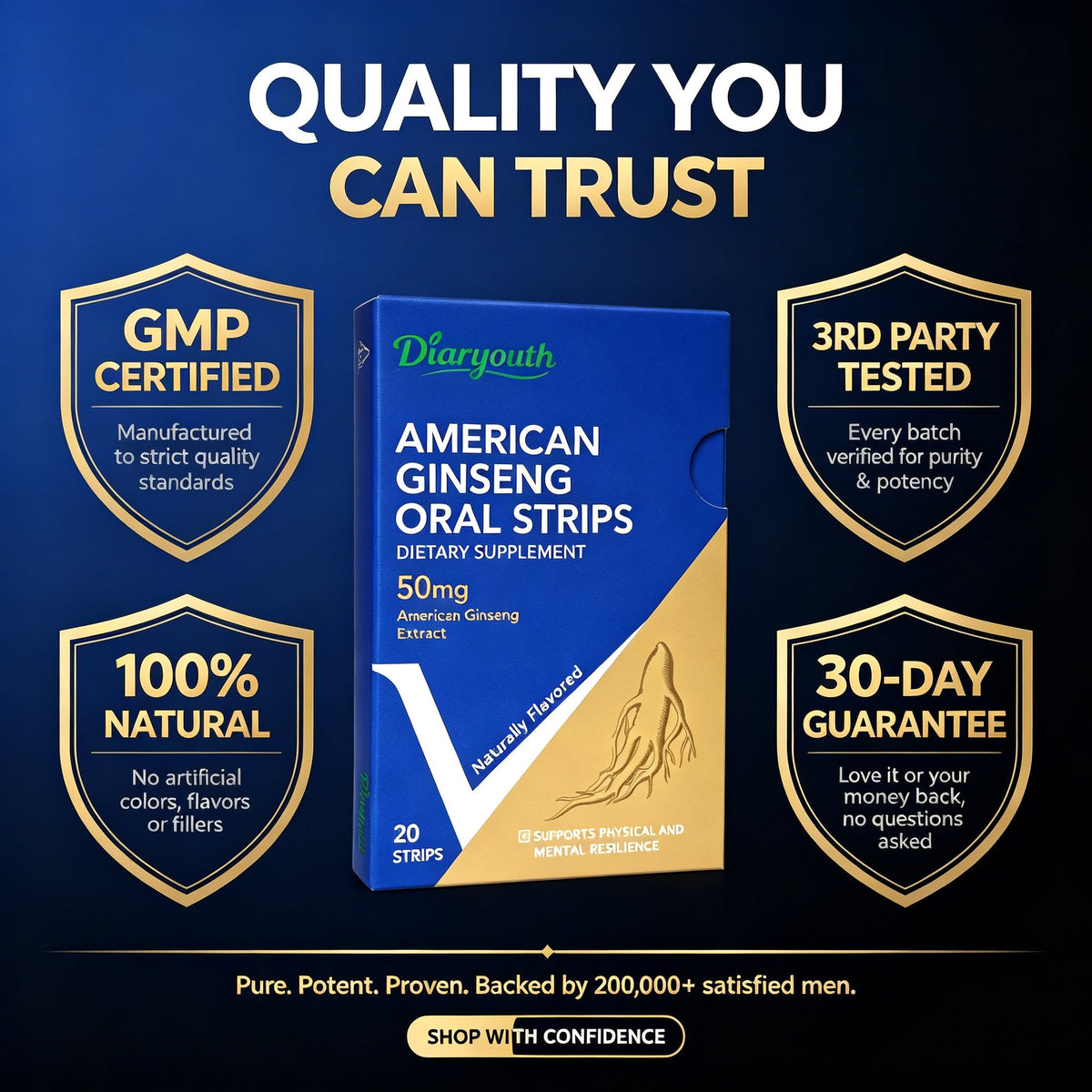 Diaryouth Ginseng Oral Strips