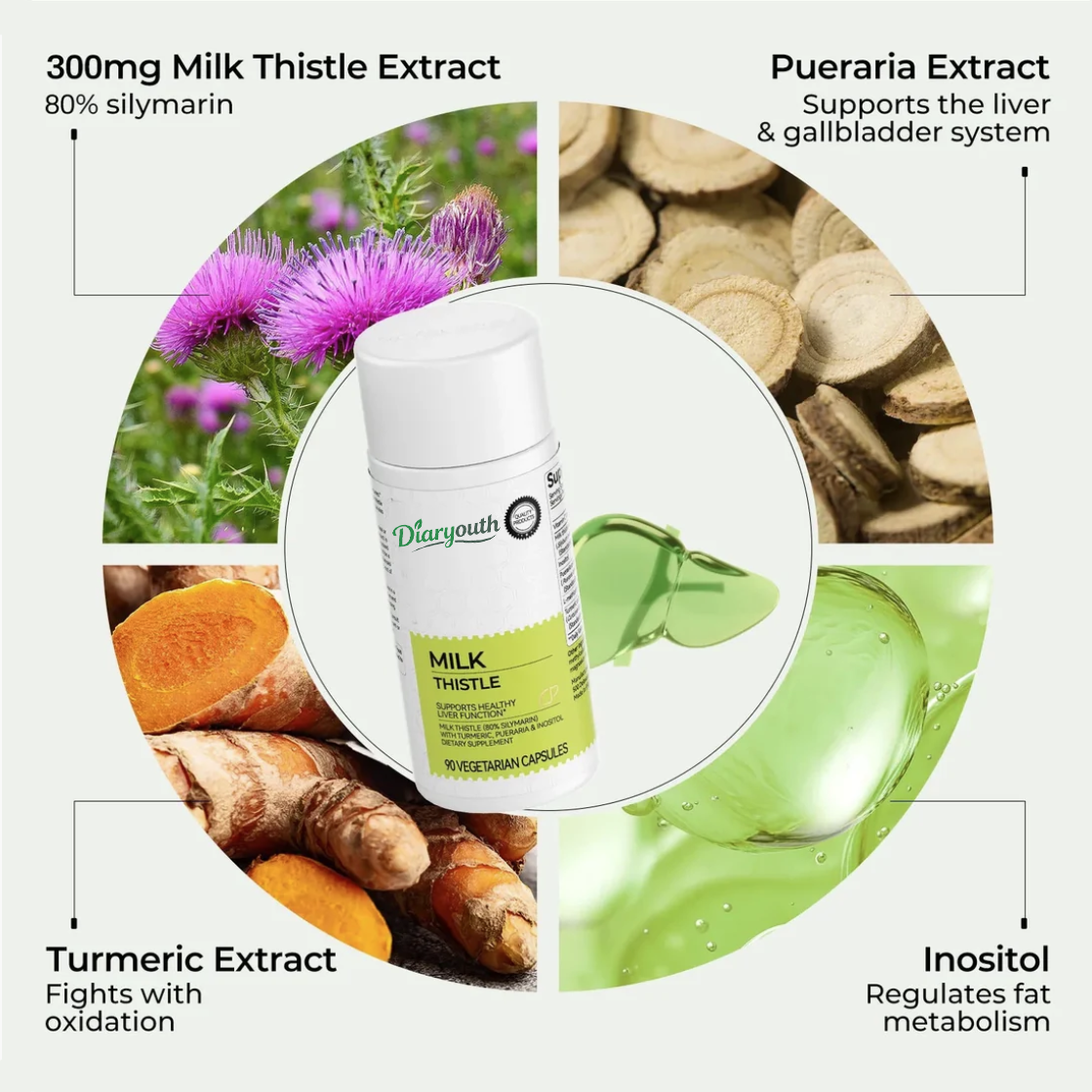 Diaryouth Milk Thistle Capsules