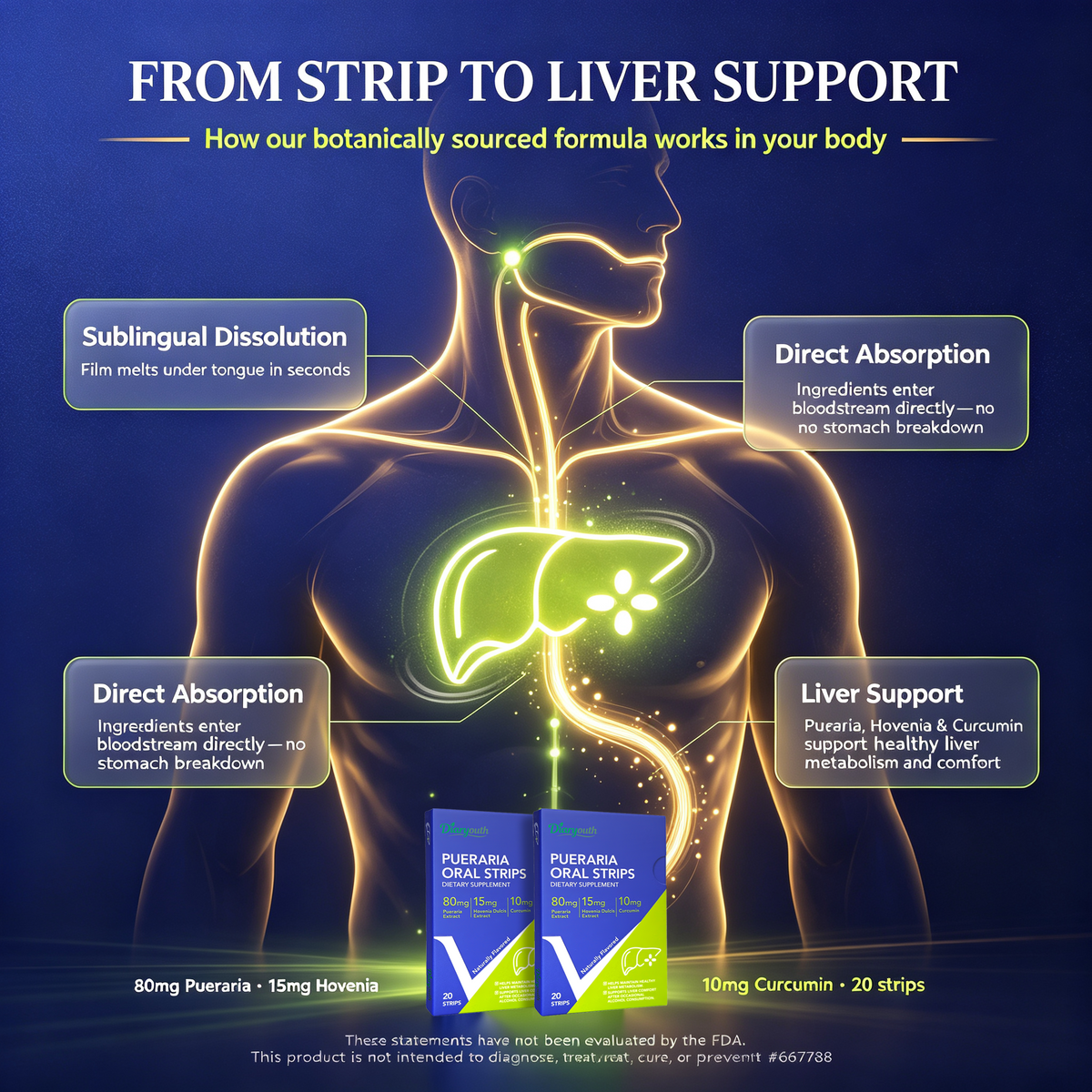 Diaryouth Liver Restore Oral Strips