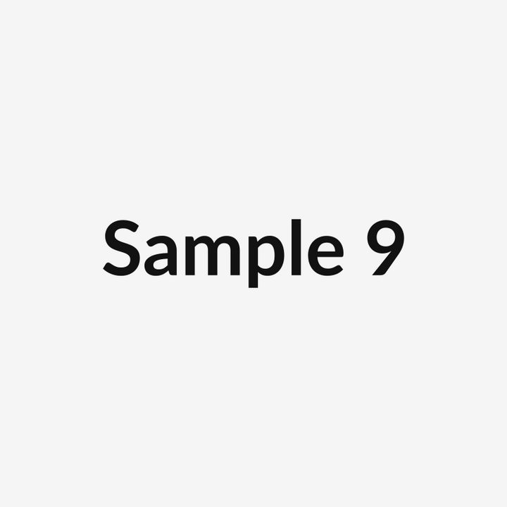 Sample Product 9