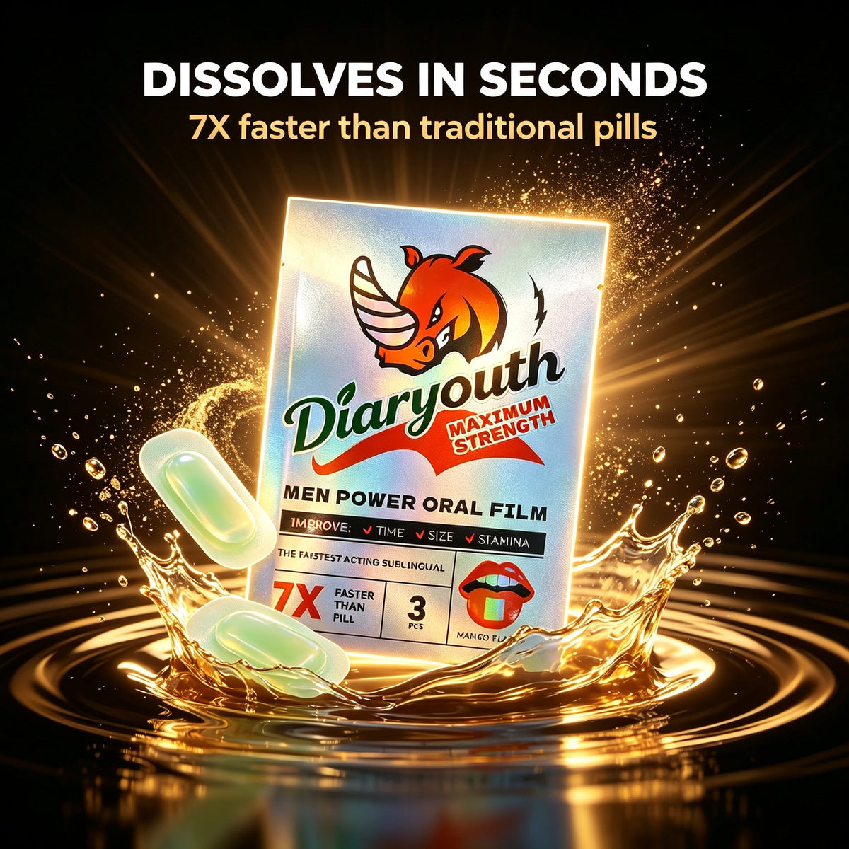 Diaryouth After Midnight Oral Strips