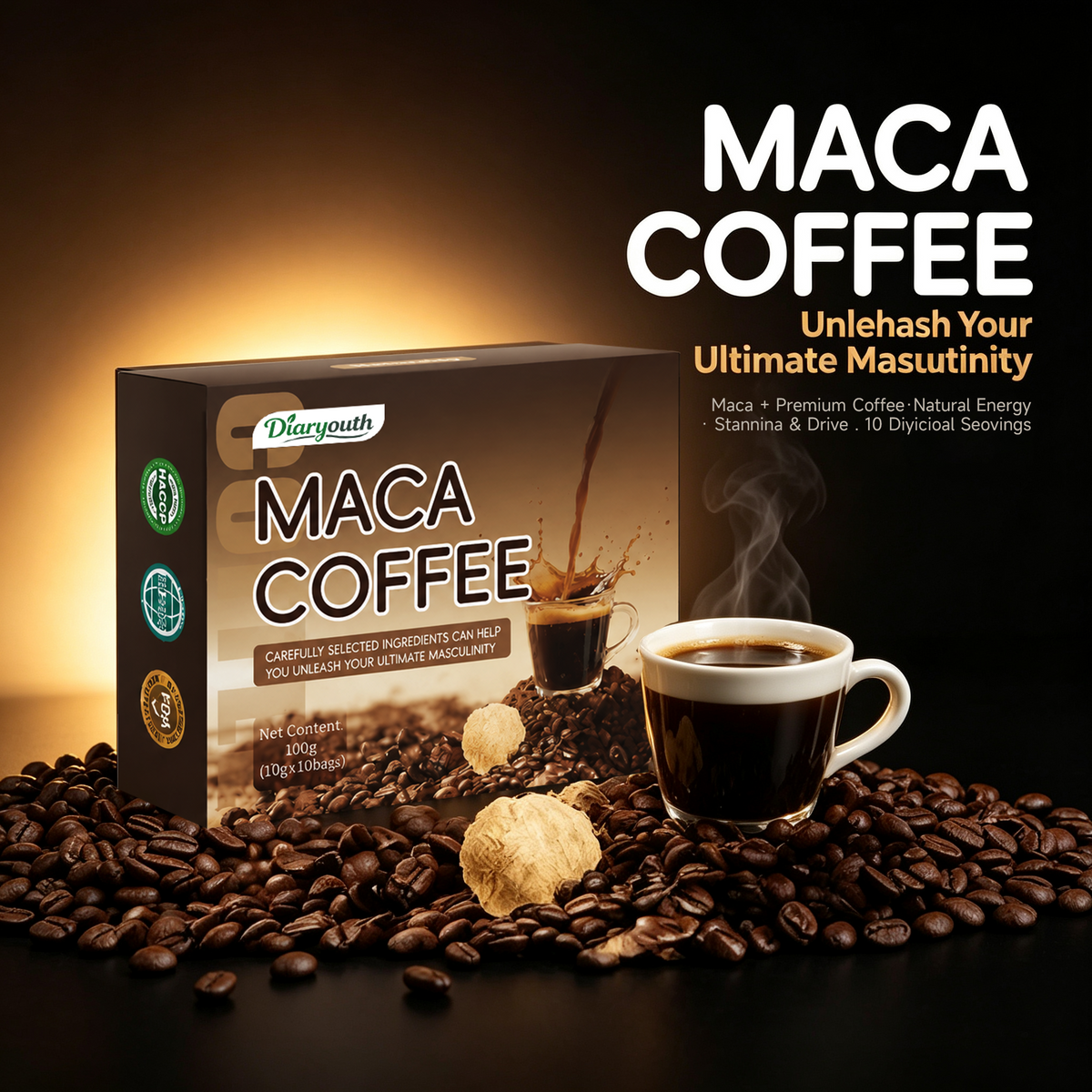 Diaryouth Maca Coffee Sachets