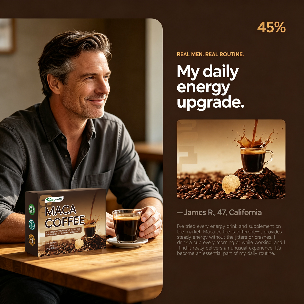 Diaryouth Maca Coffee Sachets