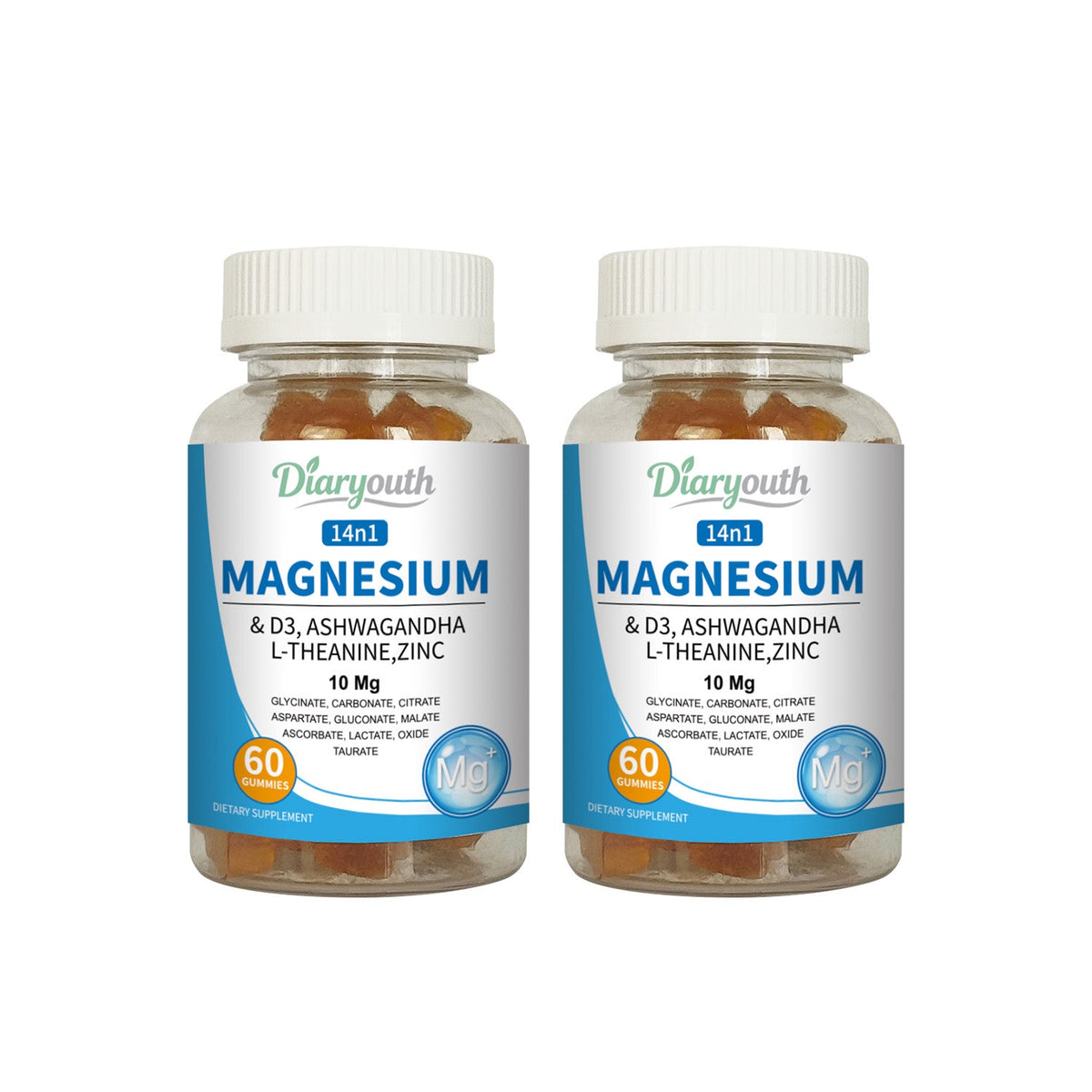 Diaryouth Magnesium & Ashwagandha Gummies